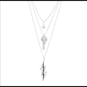 Henri Bendel Lenox Lightning Bolt necklace NWT